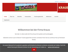 Tablet Screenshot of innenausbau-krauss.de